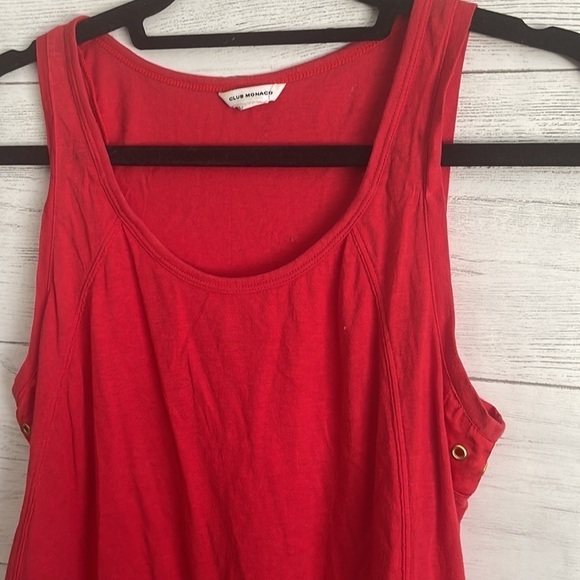 Club Monaco Sleeveless Blouse Sheer bottom | SIZE XS - Picture 8 of 10